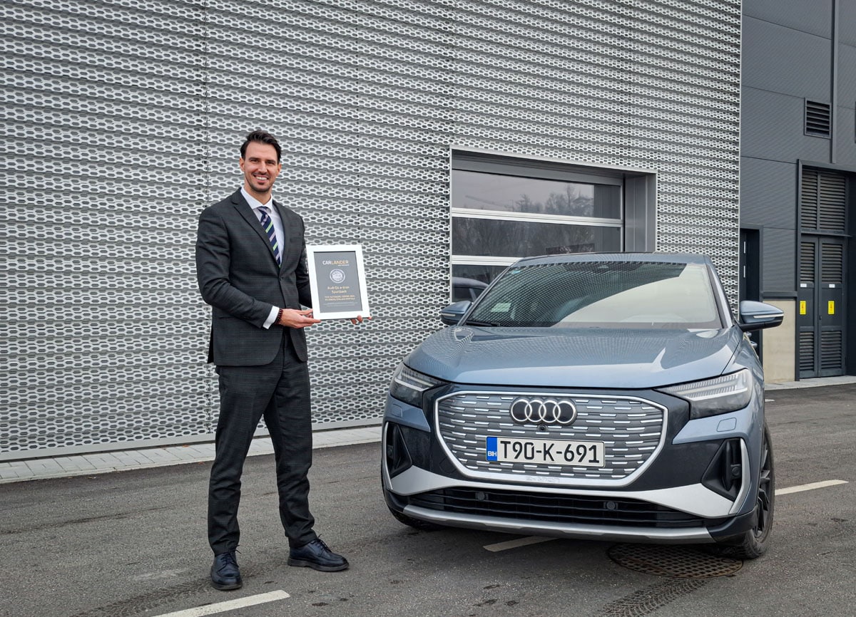 Audi Q4 e-tron Sportback i Miran Stambol